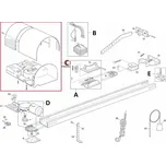 NICE PRSH03 set krytů a základové desky motorku pro SHEL