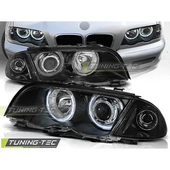 Přední světlomet PŘEDNÍ SVĚTLA ANGEL EYES CCFL ČERNÁ pro BMW E46 05.98-08.01 S/T