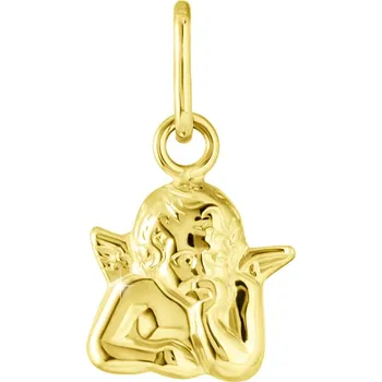 Přívěsek GEMMAX Original – garance kvality Plastický zlatý přívěsek renesanční Andělíček – Raffael – zlatý šperk ryzosti 585/1000 v Dárkovém balení s Certifikátem GBPYN-36111