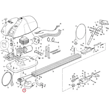 NICE PPD1061.4540 kryt řetězu SPIDO