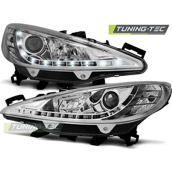 Přední světlomet PŘEDNÍ SVĚTLA PEUGEOT 207 05.06-06.12 DAYLIGHT CHROM