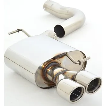 Tlumič výfuku 76mm sportovní tlumič výfuku (nerez) - s certifikátem ECE (971031-X3-X)