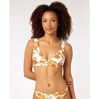 Dámské plavky Plavky Rip Curl OCEAN TOGETHER HALTER REVO Shell velikost L