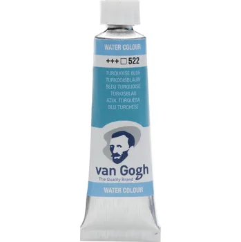 Výtvarná barva Akvarelová barva v tubě Van Gogh 10 ml - 522 Turquoise Blue