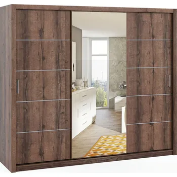 Šatní skříň Designová šatní skříň Bono 250 dub monastery