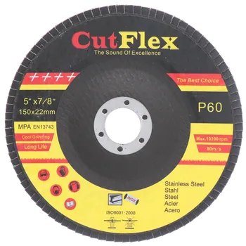 Brusný kotouč CutFlex brúsny kotúč lamelový na oceľ a nerez, 150x22,2 zrno 60