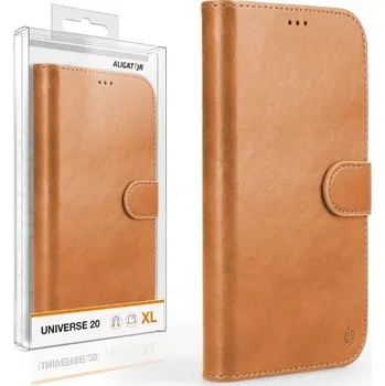 Pouzdro na mobilní telefon Pouzdro ALIGATOR UNIVERSE 20, velikost XL (160*81), hnědá