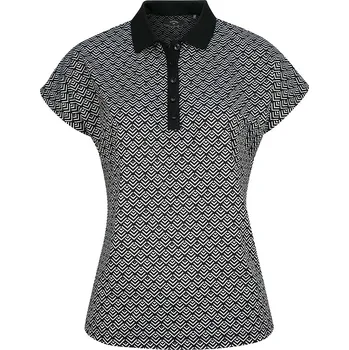 Dámské tričko Callaway Chev Geo Polo S, Caviar, dámské