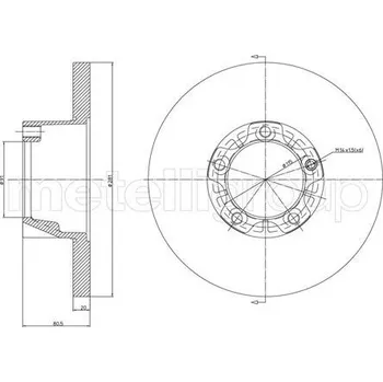 Brzdový kotouč Brzdový kotouč CIFAM (800-291)