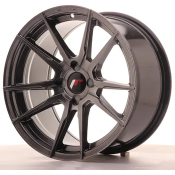 Alu kolo Japan Racing JR21 17x9 ET25-35 4H BLANK, Hyper Black