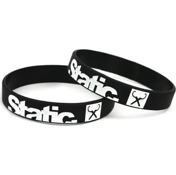 Náramek Static silikonový náramek (Černý)