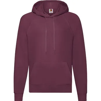 Pánská mikina Fruit of the Loom Pánská mikina s kapucí 62-140-0 Burgundy XL