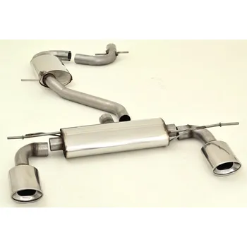 Tuning 70mm Duplex Výfuk VW Golf VI Cabrio - s certifikátem ECE (881447D-X)