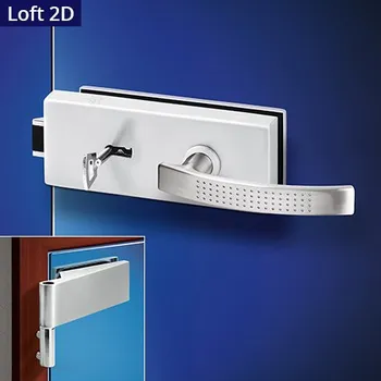 Dveřní kování ACT SERVIS ACT - Futura Loft HR 2D Provedení: BB (pokojový klíč), Povrch: Niklová