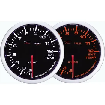 Budík Budík DEPO racing Teplota výfukových plynů - WA série 60mm