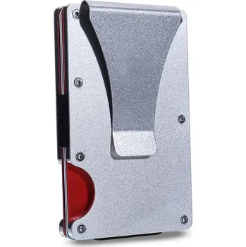 Peněženka Kovové pouzdro na karty Stříbrná