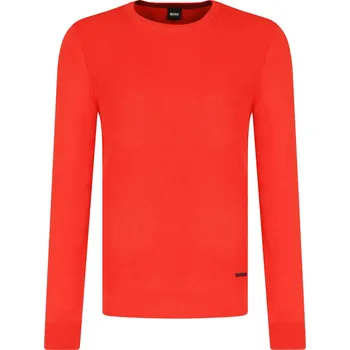 Pánský svetr BOSS CASUAL Svetr Albonoko | Barva:červený | Velikost:M