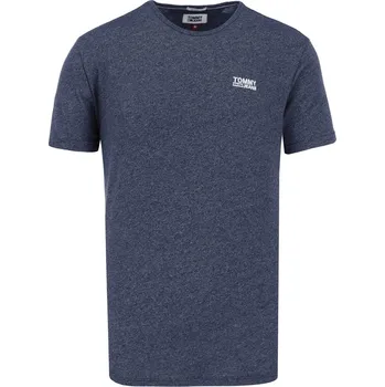 Pánské oblečení Tommy Jeans Tričko TJM MODERN JASPE | Barva:tmavě modrá | Velikost:S