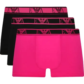 Pánské spodní prádlo Emporio Armani Boxerky 3-pack | Barva:fuchsiový | Velikost:M