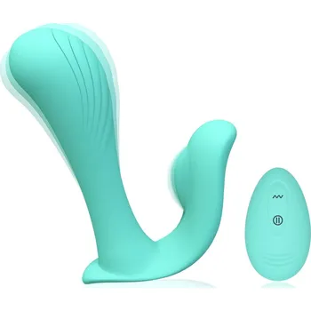 Vibrátor Tracy's Dog Wearable Panty Vibrator with Wireless Remote Teal