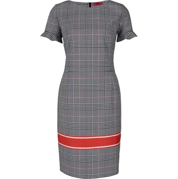 Dámské oblečení HUGO Šaty Kamire | Barva:tmavě modrá | Velikost:34