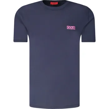 Pánské tričko HUGO Tričko Durned202 | Barva:tmavě modrá | Velikost:S