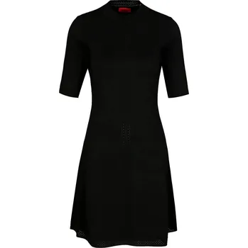 Dámské šaty HUGO Šaty Shatha | Barva:černý | Velikost:M