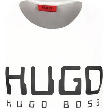 Pánské tričko HUGO Tričko Dolive203 | Barva:bílý | Velikost:L