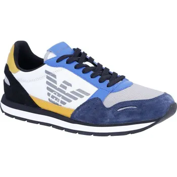 Pánské tenisky Emporio Armani Tenisky s přídavkem kůže | Barva:pestrobarevná | Velikost:40