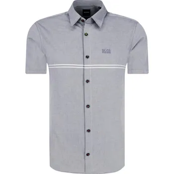 Pánská košile BOSS ATHLEISURE Košile Busterino | Barva:šedý | Velikost:M
