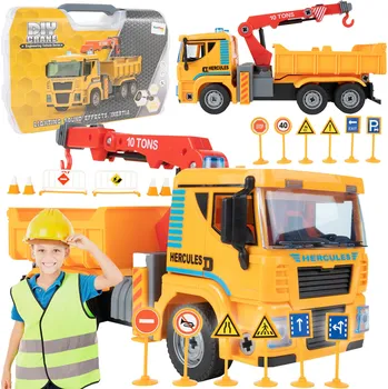 autíčko MalPlay Toys Hercules Truck šroubovací nákladní auto v kufříku