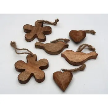 Velikonoční dekorace Dřevěná ozdoba, Varianta Srdíčko