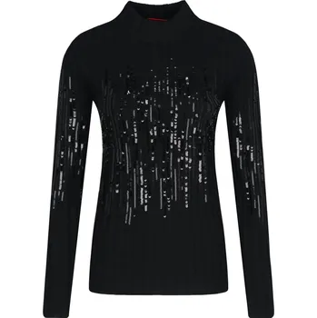 Dámský svetr HUGO Svetr Shawnel | Barva:černý | Velikost:M