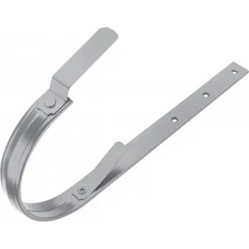 okap Hák pozinkovaný prachově šedý 200/380 mm, pás. 25/5 mm