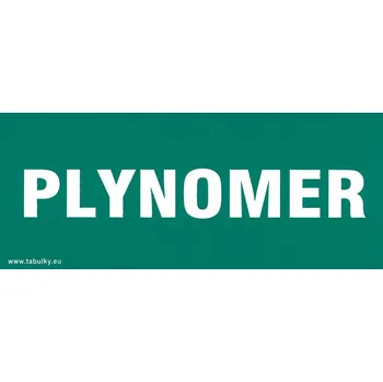 MAGG SK - Plynomer 210x87mm - samolepka