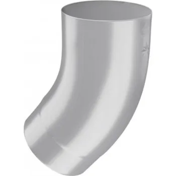 okap Koleno pozinkované bílo hliníkové 80/40st. lisované