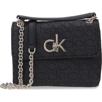 Módní doplněk Calvin Klein Crossbody kabelka RE LOCK | Barva:černý | Velikost:OS