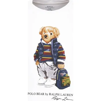 Pánské tričko POLO RALPH LAUREN Tričko s dlouhým rukávem | Barva:bílý | Velikost:122/128