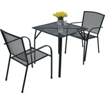 Zahradní kovová sestava TOLEDO 1+2 (70x70 cm)