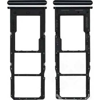 Samsung GH98-47703A slot na dvě sim karty a pk pro SM-A047 (Galaxy A04s) Black