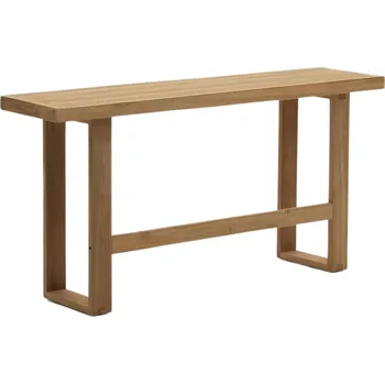 Zahradní lavice Teaková zahradní vysoká lavice Kave Home Canadell 130 cm