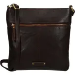 Dámská kožená crossbody kabelka Enrico Benetti Nica - hnědá