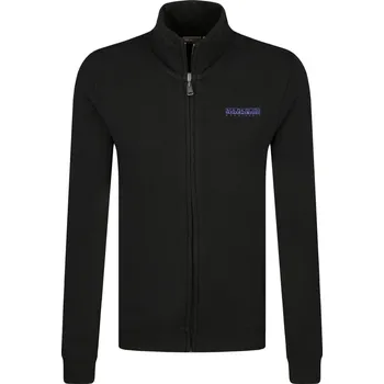 Pánská mikina Napapijri Mikina BOLANOS FZ MEDIEVAL | Barva:černý | Velikost:XL