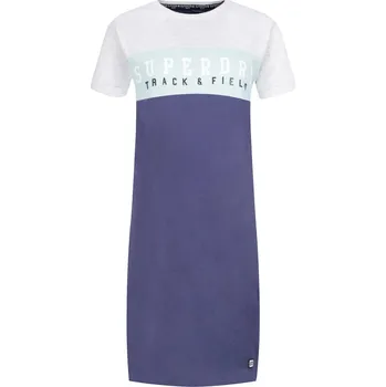 Dámské šaty Superdry Šaty Track & Field | Barva:tmavě modrá | Velikost:XS