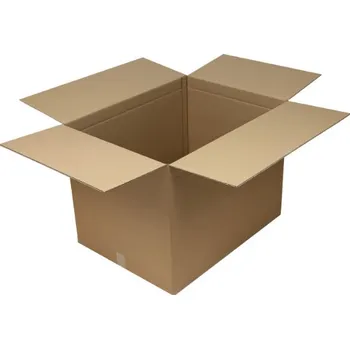 Karton Skládací krabice z vlnité lepenky, 2vrstvá, vnitřní rozměry 770 x 570 x 570 mm, kvalita 2.50BC