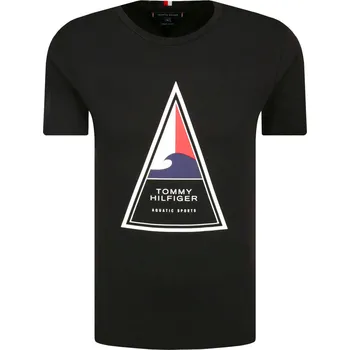 Pánské tričko Tommy Hilfiger Tričko COOL TRIANGLE | Barva:černý | Velikost:XXL
