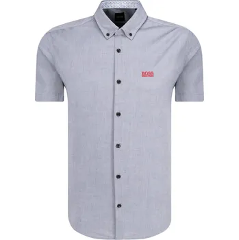 Pánská košile BOSS ATHLEISURE Košile BIADIA_R | Barva:šedý | Velikost:L
