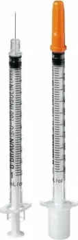 Injekční stříkačka B. Braun Inzulinová stříkačka s jehlou 1 ml 100 ks