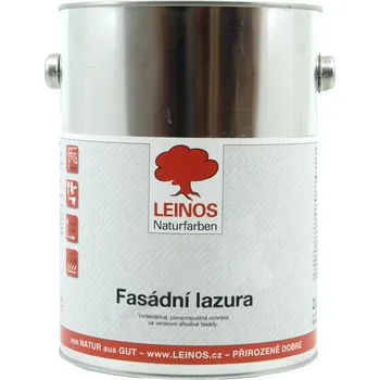 Olej na dřevo LEINOS naturfarben LEINOS 264.713 Fasádní lazura stříbrný antracit 2,5 L + zdarma dárek v hodnotě 279 Kč - Anza Elite outdoor štětec úhlový 75 mm