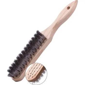 Drátěný kartáč KART - ruční kartáč čtyřřadý - ocel vlnitá 0,15mm